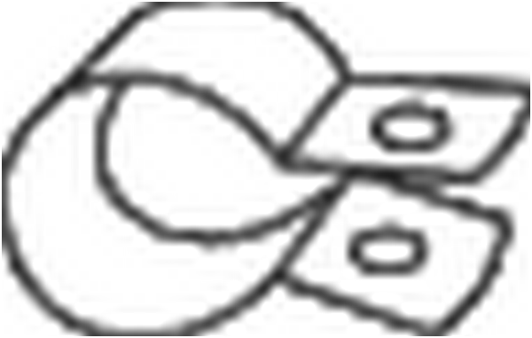 BOSAL Halter, Abgasanlage 250525 für VW