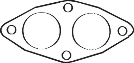 BOSAL Dichtung, Abgasrohr 256089 für Mercedes