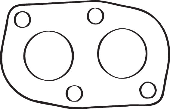BOSAL Dichtung, Abgasrohr 256749 für Fiat LANCIA LADA