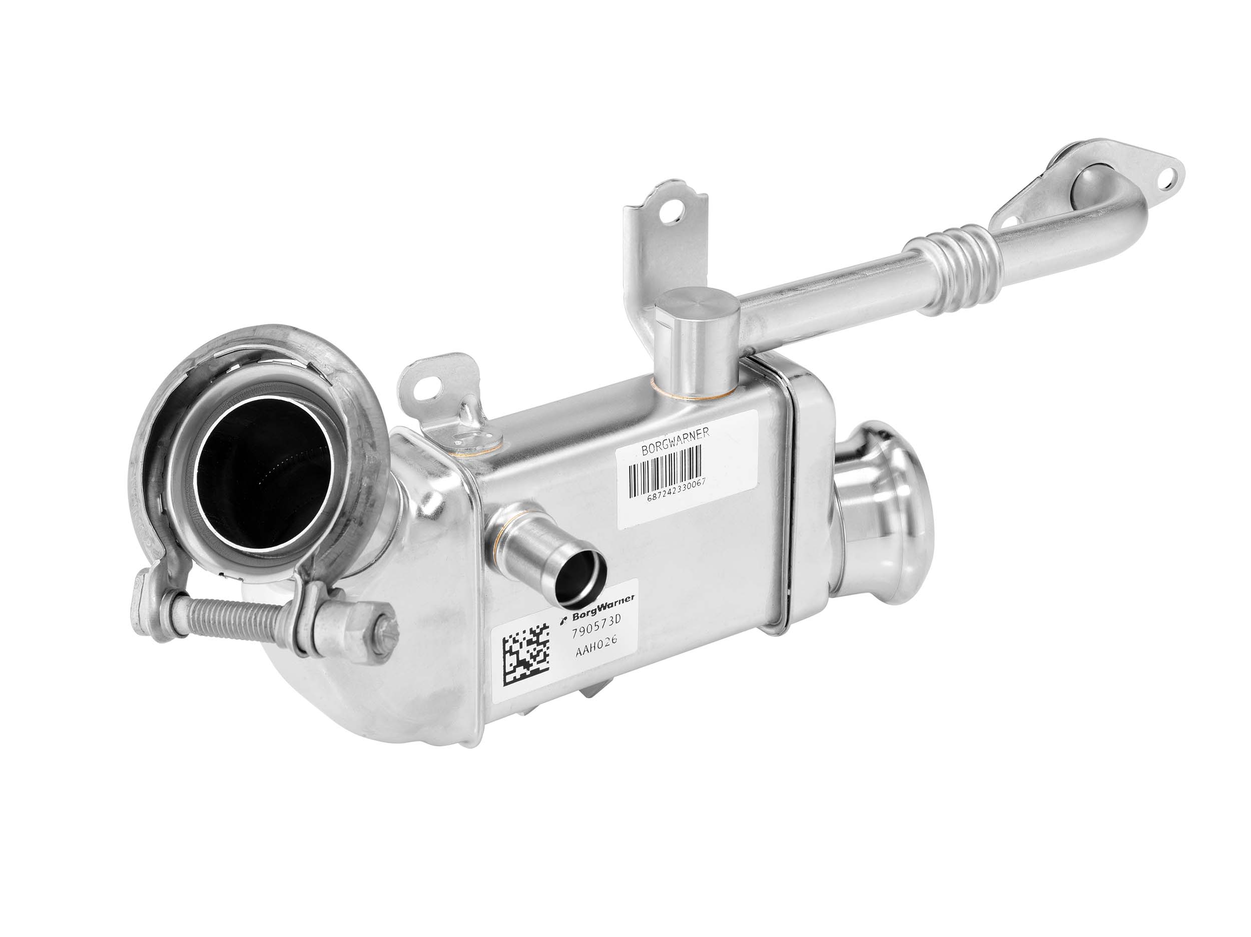 BORGWARNER Kühler, Abgasrückführung 790573d für Iveco