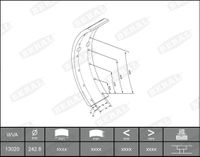 BERAL Bremsbelagsatz, Trommelbremse, Art.-Nr. KBL13020.0-1561