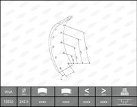 BERAL Bremsbelagsatz, Trommelbremse, Art.-Nr. KBL13020.0-1561