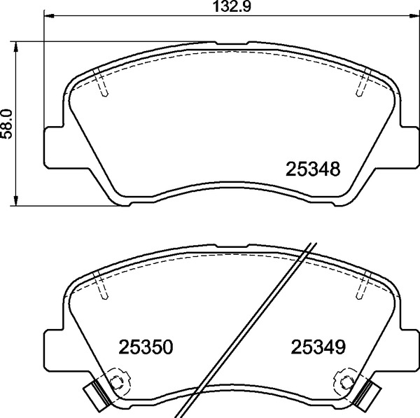 Für BREMBO P 30 122 Ham pads. i20 RIO IV - Bild 9