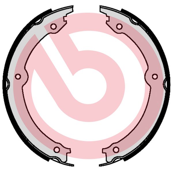 Brembo Bremsbackensatz, Feststellbremse S 83 573 Für Toyota