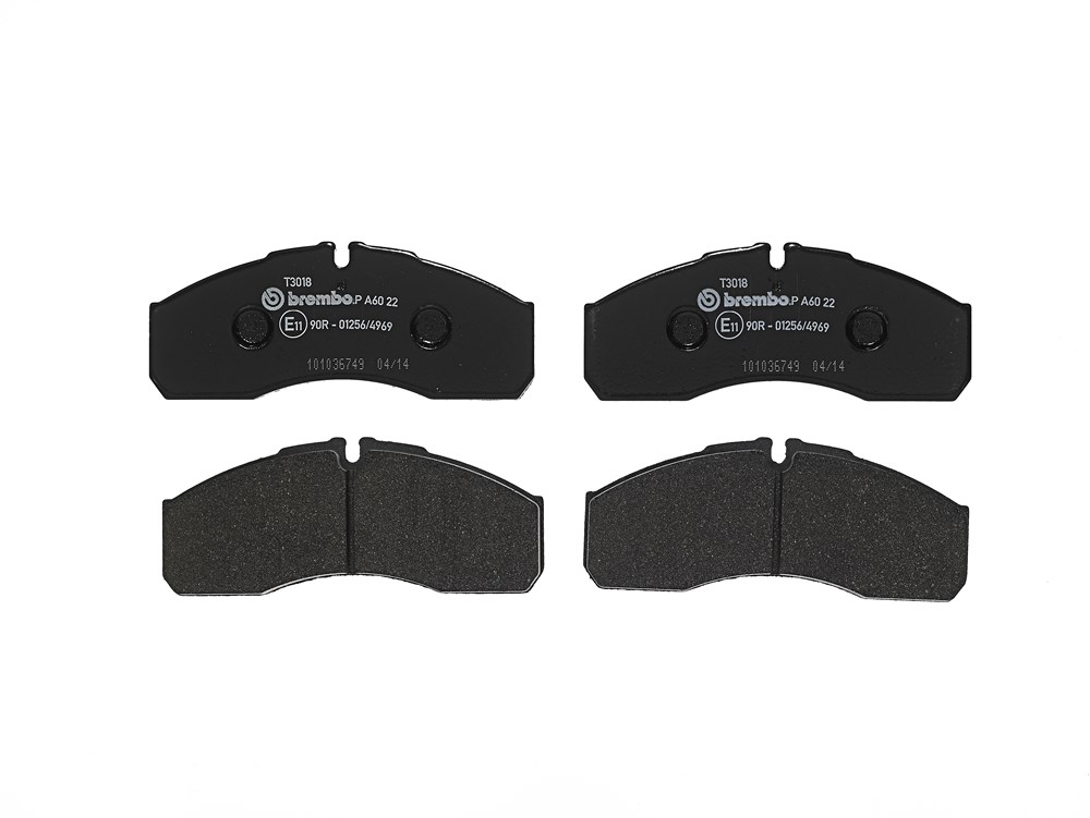 Brembo Bremsbelagsatz, Scheibenbremse P A6 022 Für Iveco Nissan Renault Trucks