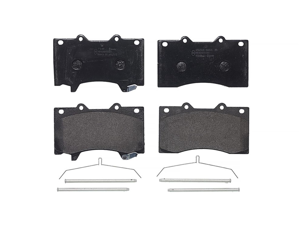 Brembo Bremsbelagsatz, Scheibenbremse P 56 081 Für Nissan