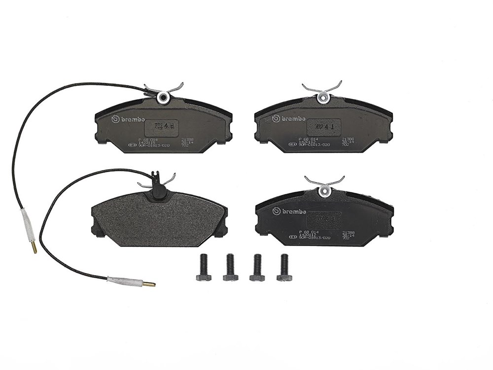 Brembo Bremsbelagsatz, Scheibenbremse P 68 014 Für Daewoo Renault