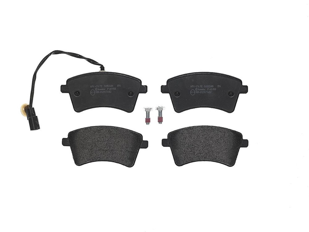 Für BREMBO KLOCKI SZCZEKI CYLINDERKI P 68 058 BRAKE PADS FRONT - Bild 5