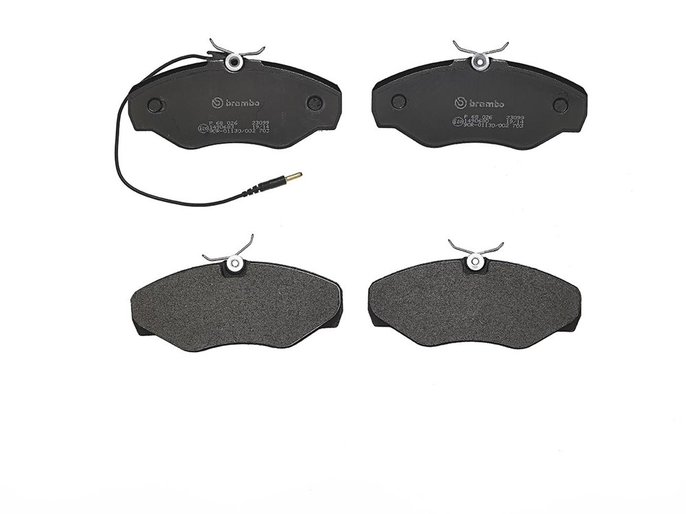 Brembo Bremsbelagsatz, Scheibenbremse P 68 026 Für Renault