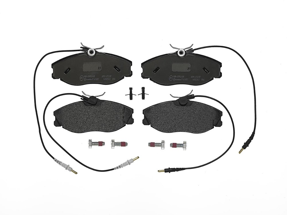 Brembo Bremsbelagsatz, Scheibenbremse P 61 057 Für Peugeot