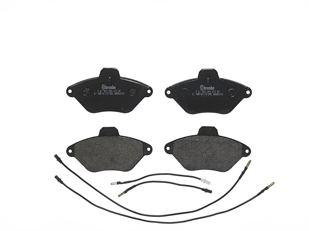 Brembo Bremsbelagsatz, Scheibenbremse P 61 053 Für Citroën Peugeot