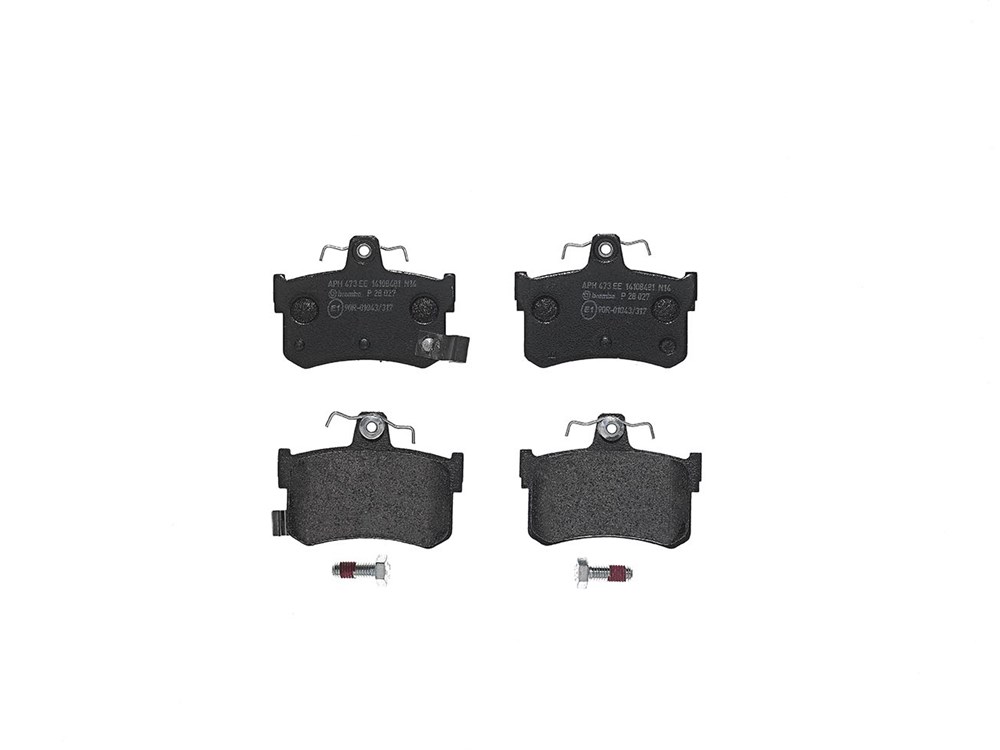 Brembo Bremsbelagsatz, Scheibenbremse P 28 027 Für Rover Mg