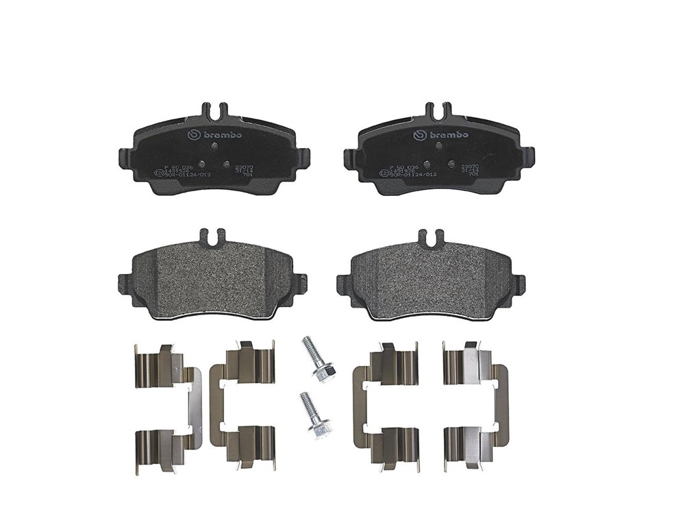 Brembo Bremsbelagsatz, Scheibenbremse P 50 036 Für Mercedes