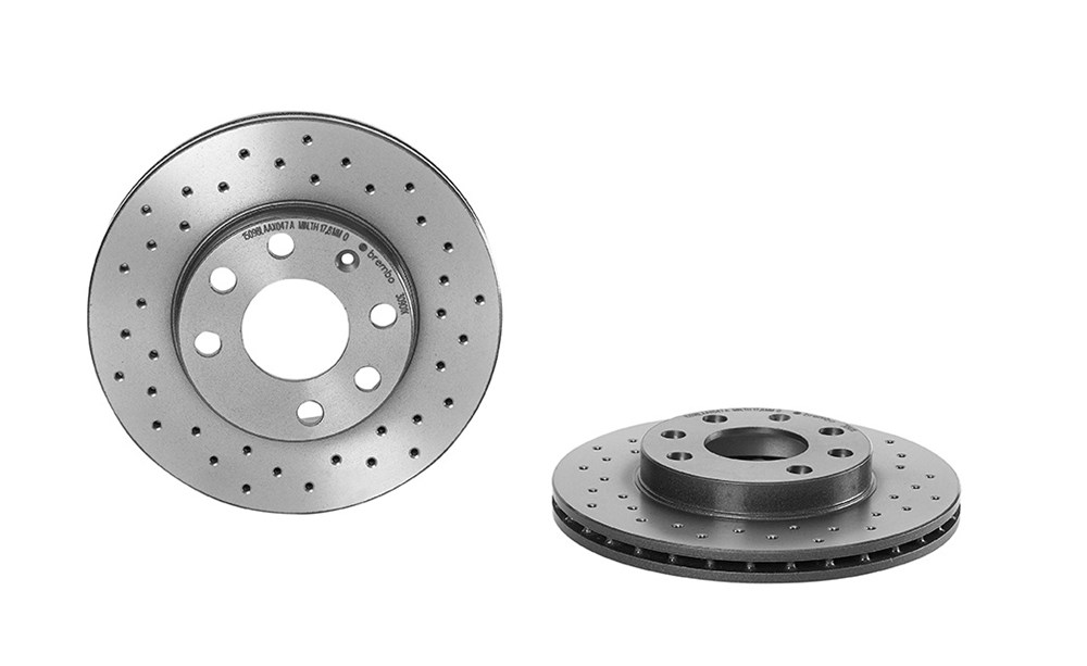 2x Bremsscheibe Brembo 0930901X 2 Bremsscheiben Vorderachse Vorne - Bild 6
