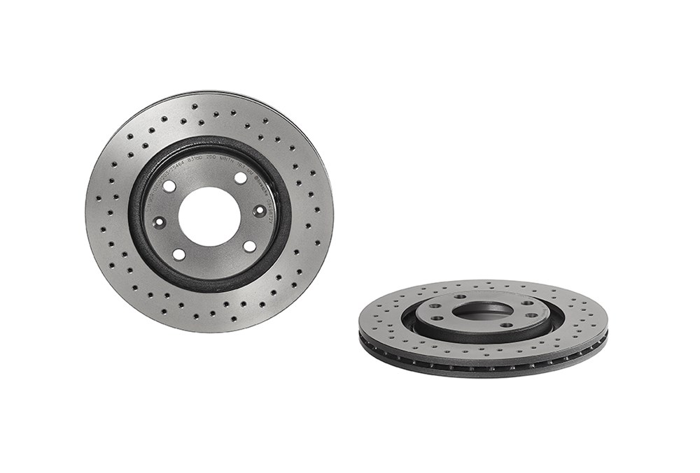 Für BREMBO HAMULCE 09.4987.2X BRAKE DISC FRONT 266X21 V XTRA - Bild 8