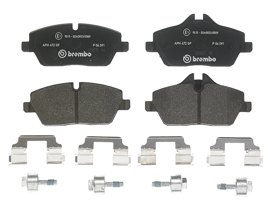 BREMBO Bremsbelagsatz, Scheibenbremse P06091 | Kompatibel mit: BMW i3 - Bild 9