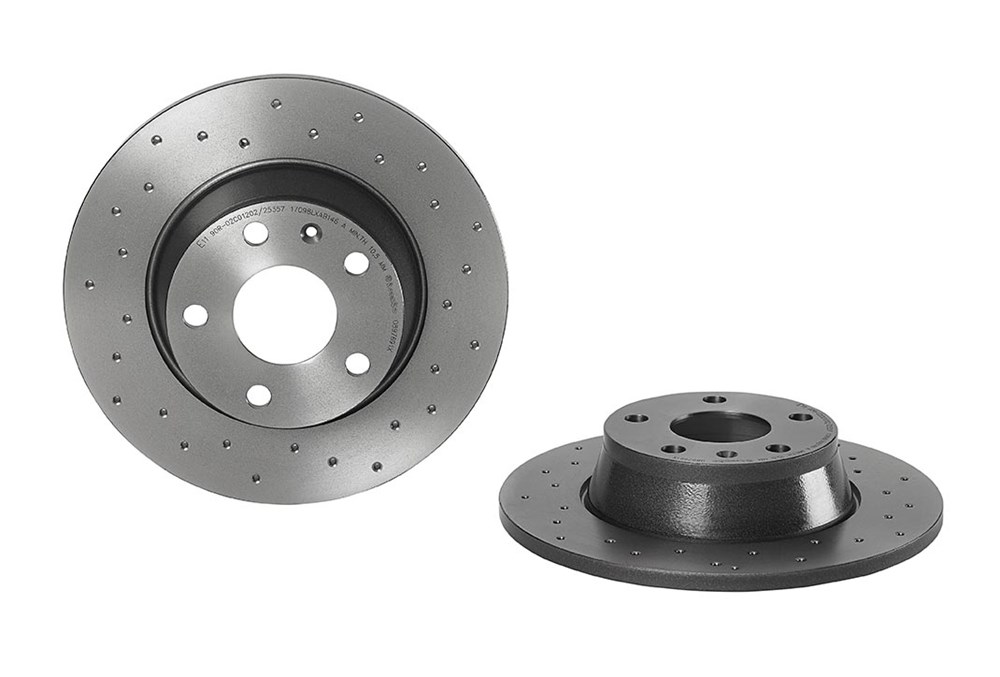 2x Bremsscheibe voll 08.9769.1X BREMBO für AUDI TT TT Roadster - Bild 7