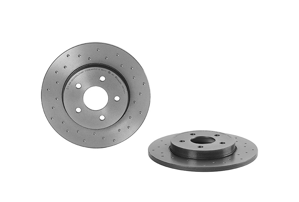 2x Bremsscheibe Brembo 08.9734.1X 2 Bremsscheiben Hinterachse Hinten - Bild 7