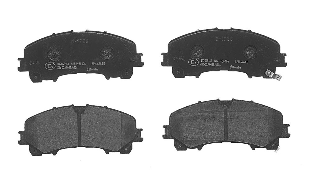 BREMBO P 56 106 Bremsbeläge Vorne für X-Trail Q50 Koleos Q60 QX50 Skyline - Bild 10