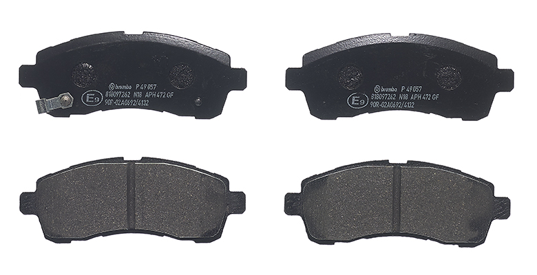 Für BREMBO P 49 057 Brake Pad Set, disc brake P 49 057 Brake pads set front , f - Bild 8