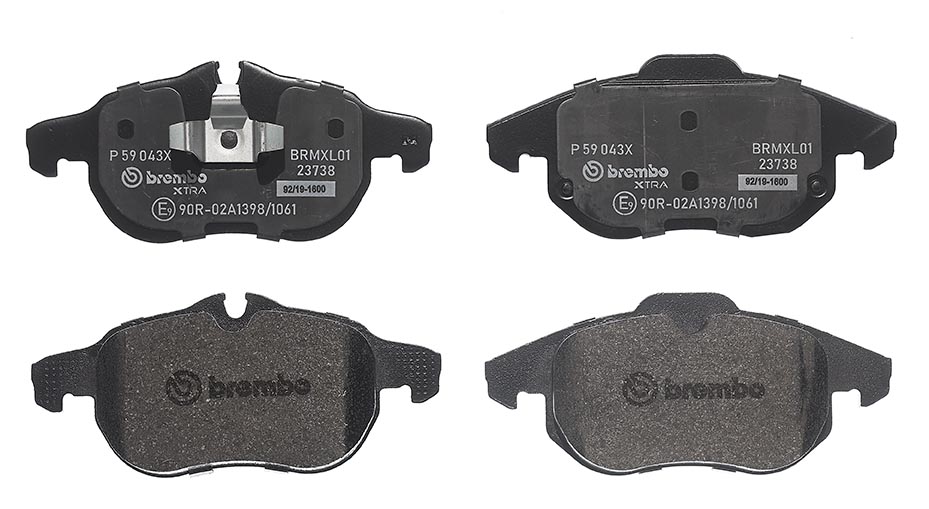 Brembo Bremsbelagsatz, Scheibenbremse Xtra Line P 59 043X Für Opel Saab Fiat Gm - Bild 9