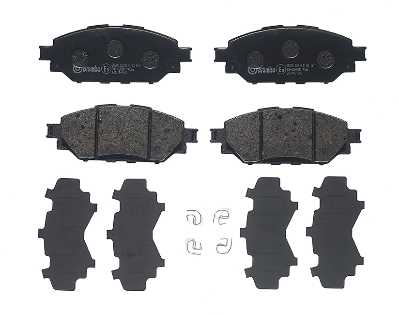 Brembo Bremsbelagsatz, Scheibenbremse P 83 167 Für Toyota