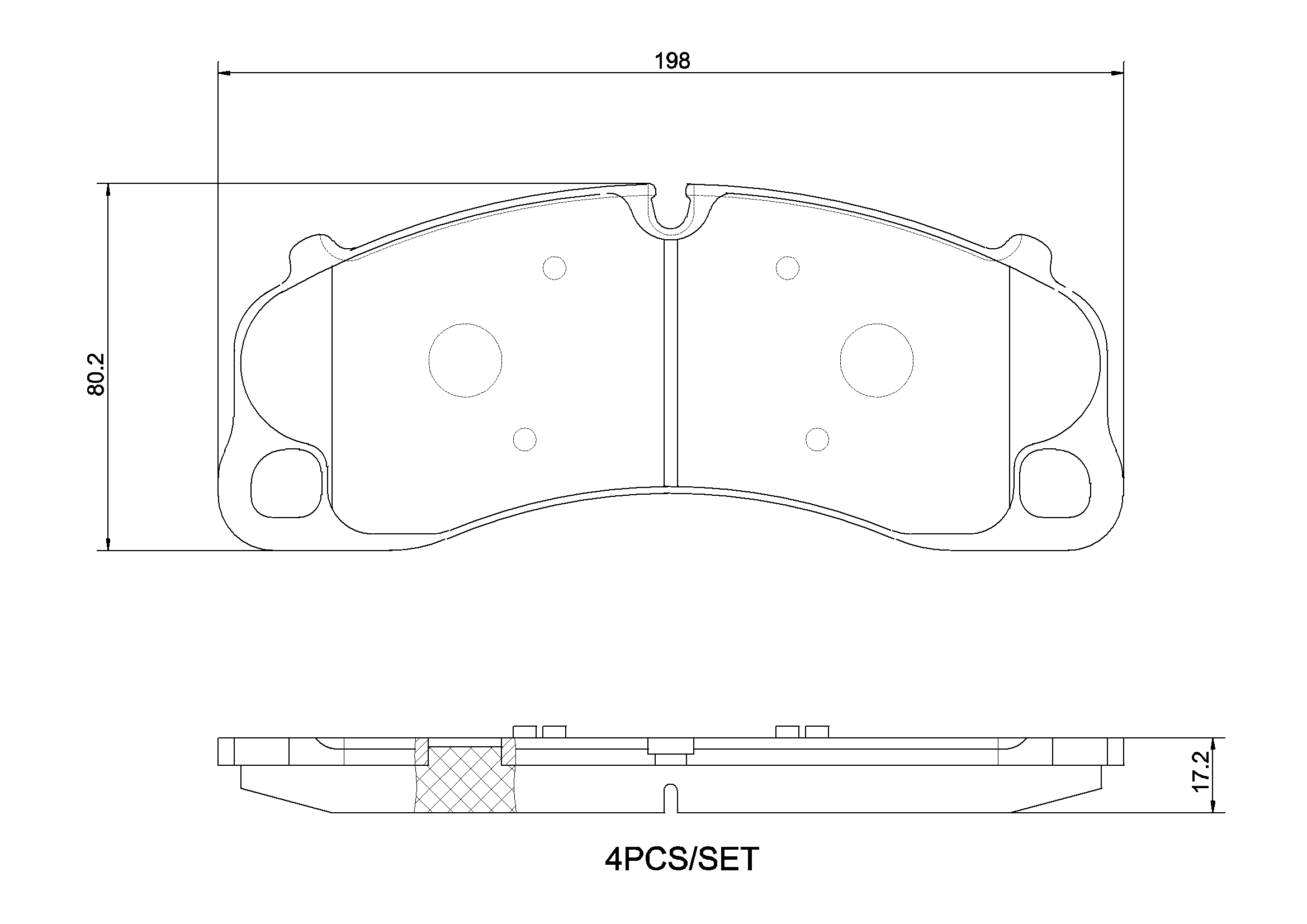 Für BREMBO P 65 045 Ham pads. PORSCHE 718 BOXSTER (982) 04/16-> / PORSCHE 718 C - Bild 6
