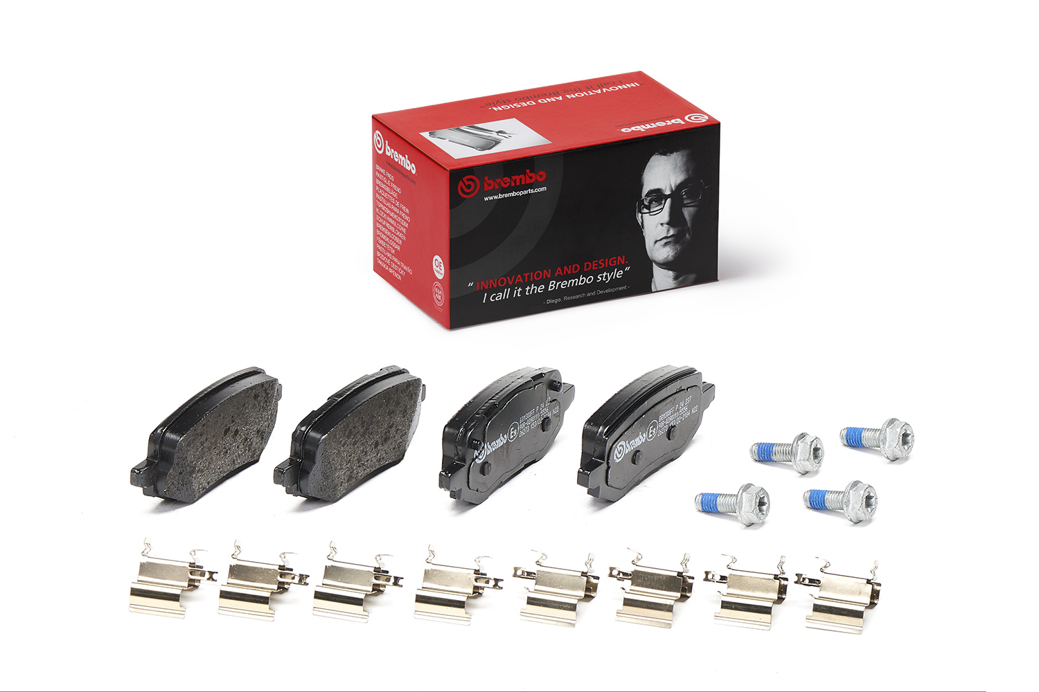 Für BREMBO KLOCKI SZCZEKI CYLINDERKI P 24 237 BRAKE PADS REAR - Bild 7
