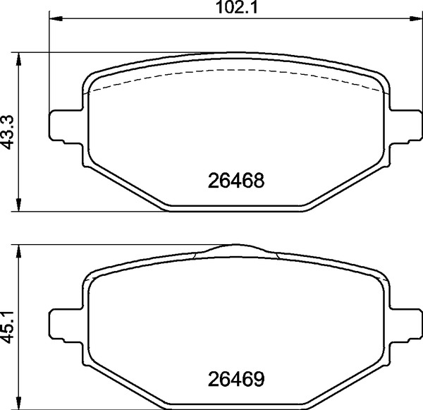 Brembo P68076 Bremsbelagsatz für Scheibenbremse Bremsbelagsatz - Bild 8