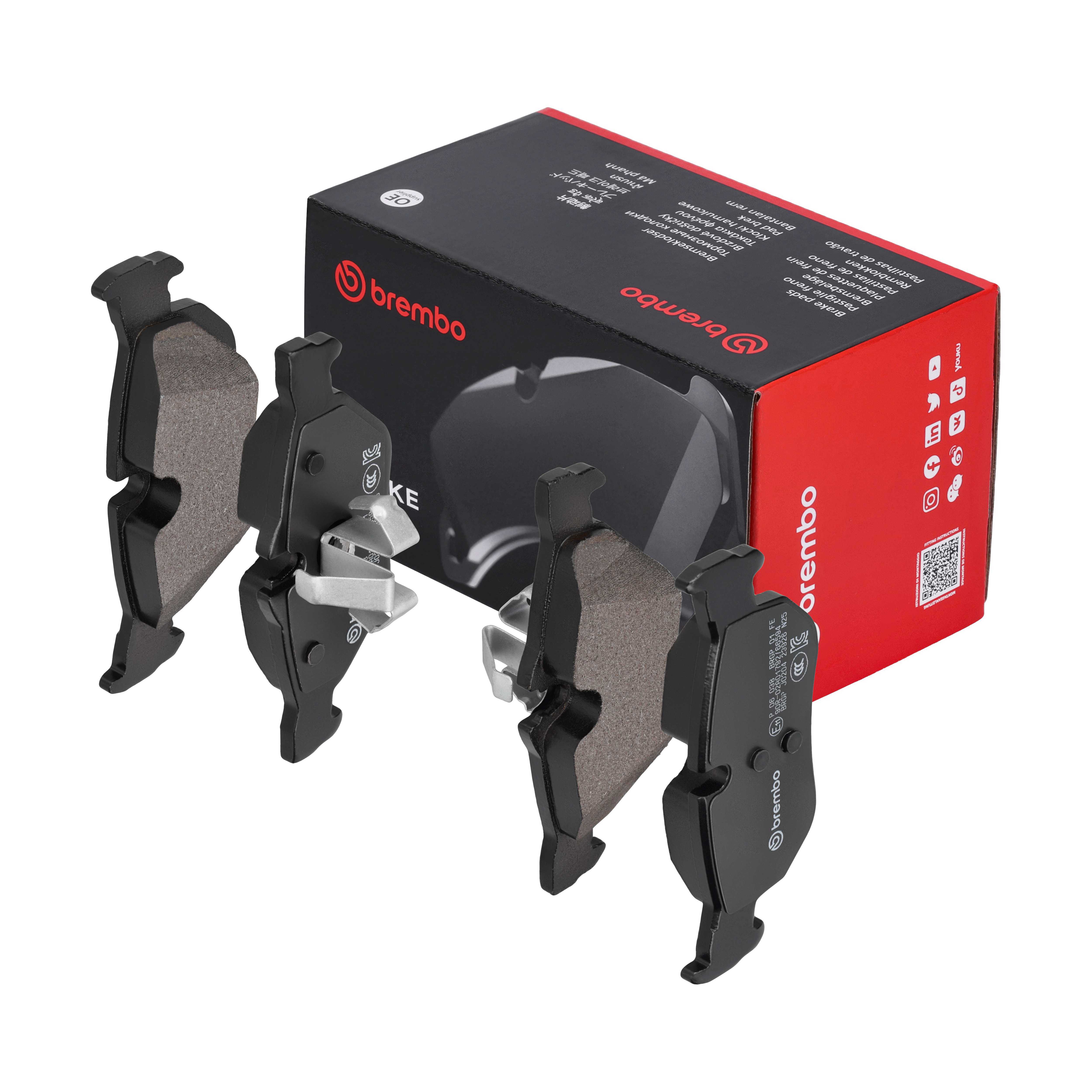 Brembo Bremsbelagsatz, Scheibenbremse "PRIME LINE", Art.-Nr. P 06 038