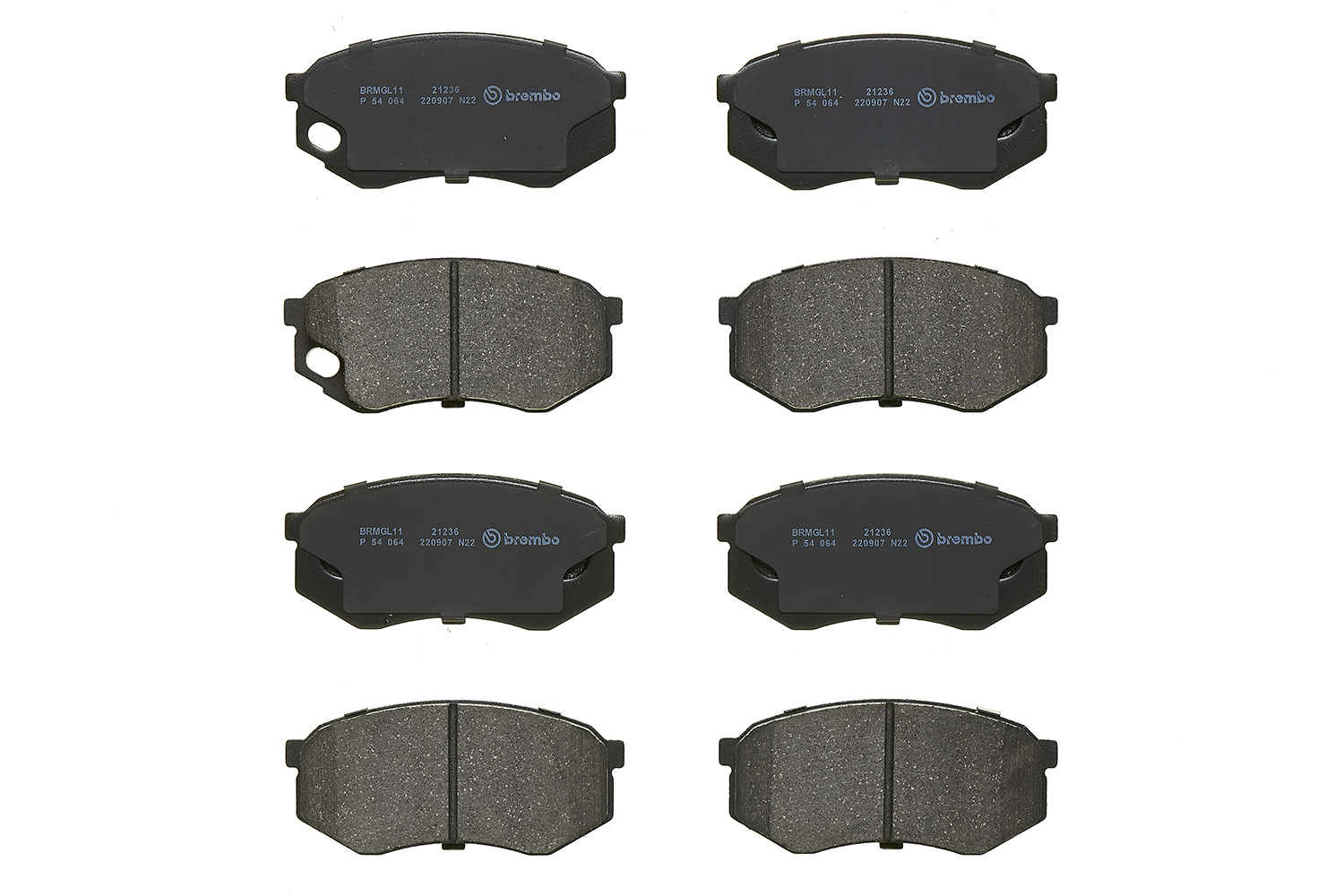 Für BREMBO KLOCKI SZCZEKI CYLINDERKI P 54 064 BRAKE PADS FRONT - Bild 8