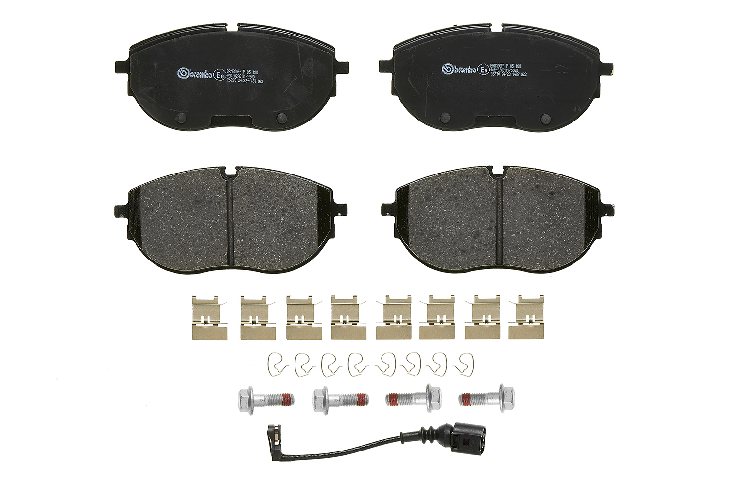 Brembo Bremsbelagsatz, Scheibenbremse P 85 188 Für Vw