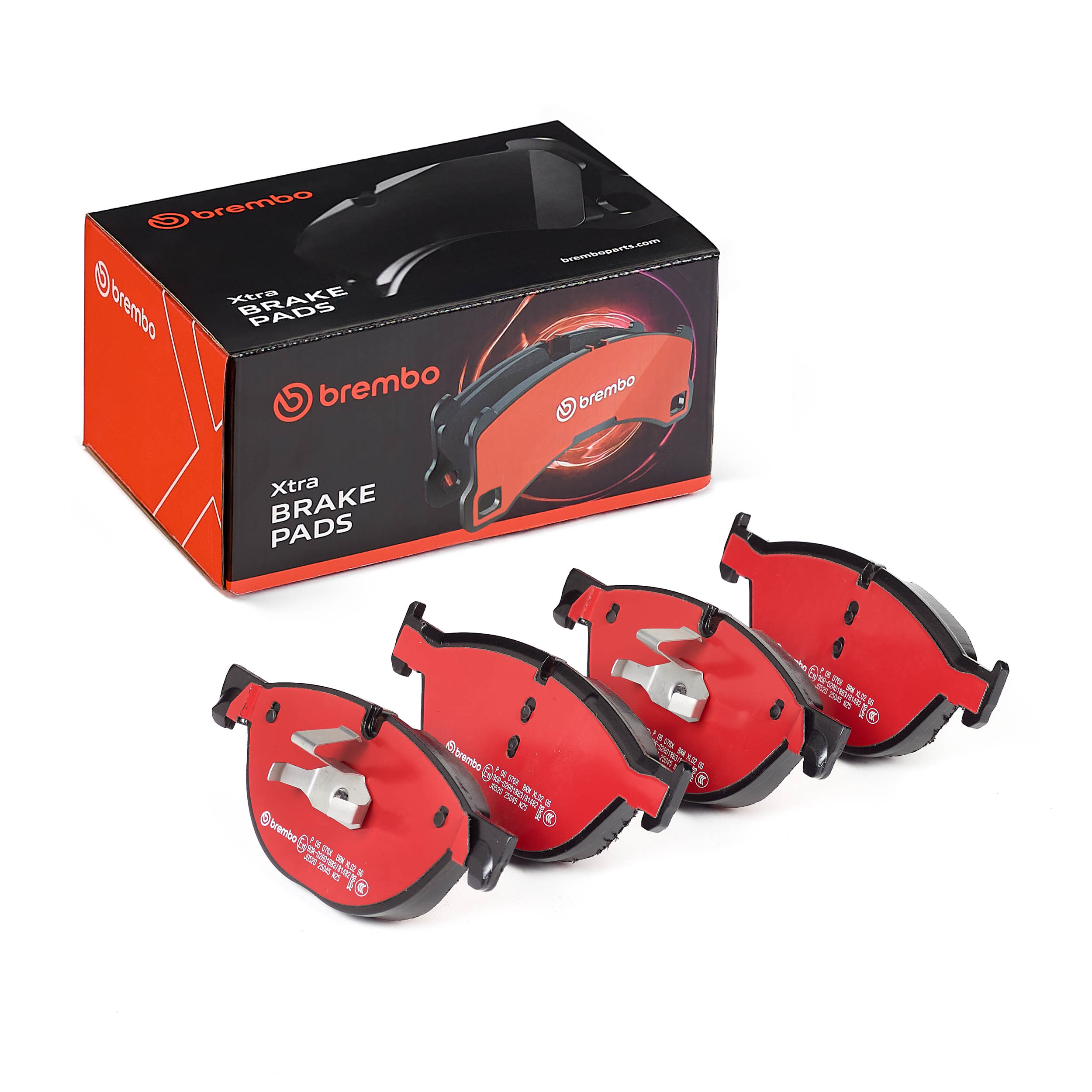 BREMBO Bremsbelagsatz, Scheibenbremse P 06 076X für BMW (BRILLIANCE)