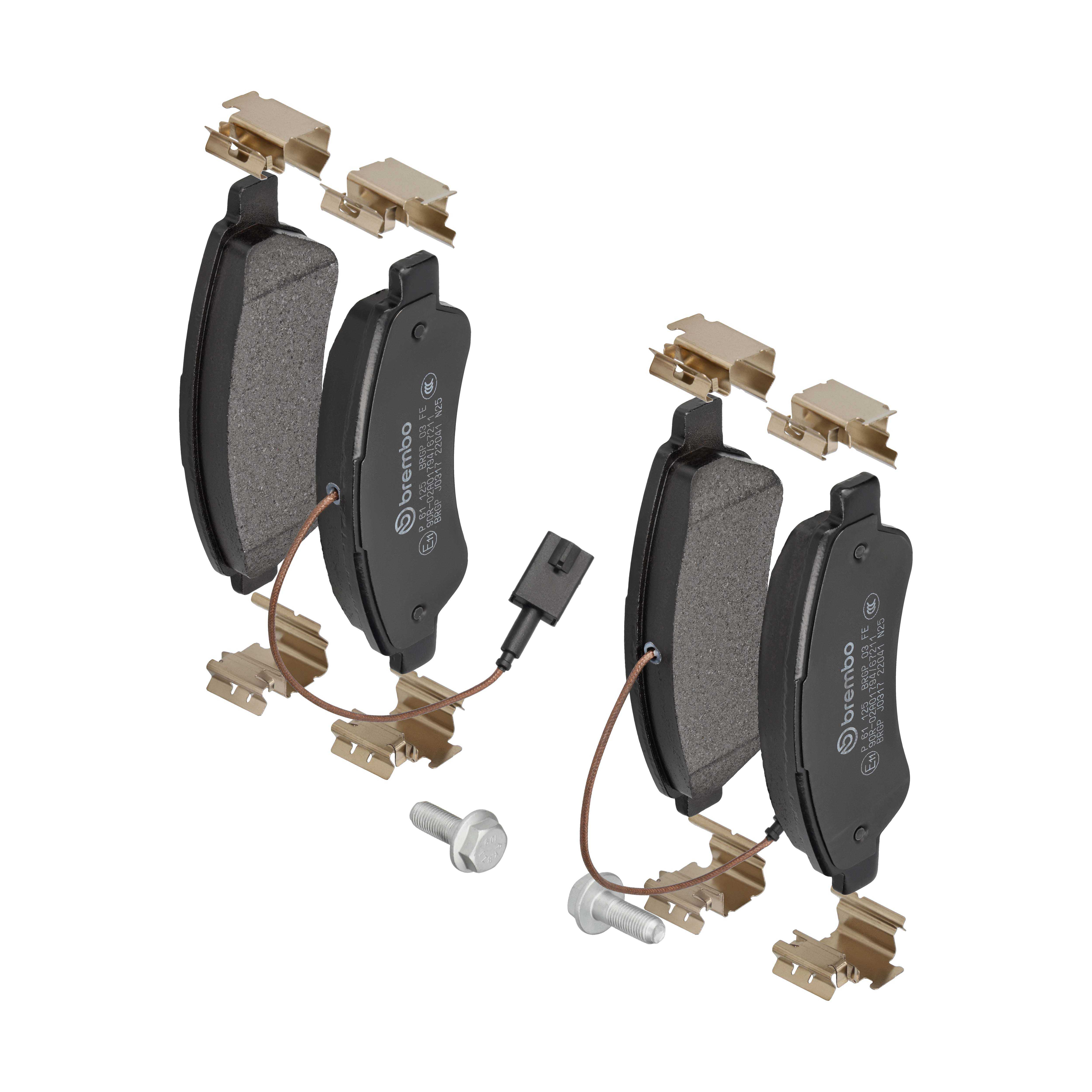 Für BREMBO KLOCKI SZCZEKI CYLINDERKI P 61 125 BRAKE PADS CITROEN JUMPER 06- - Bild 11