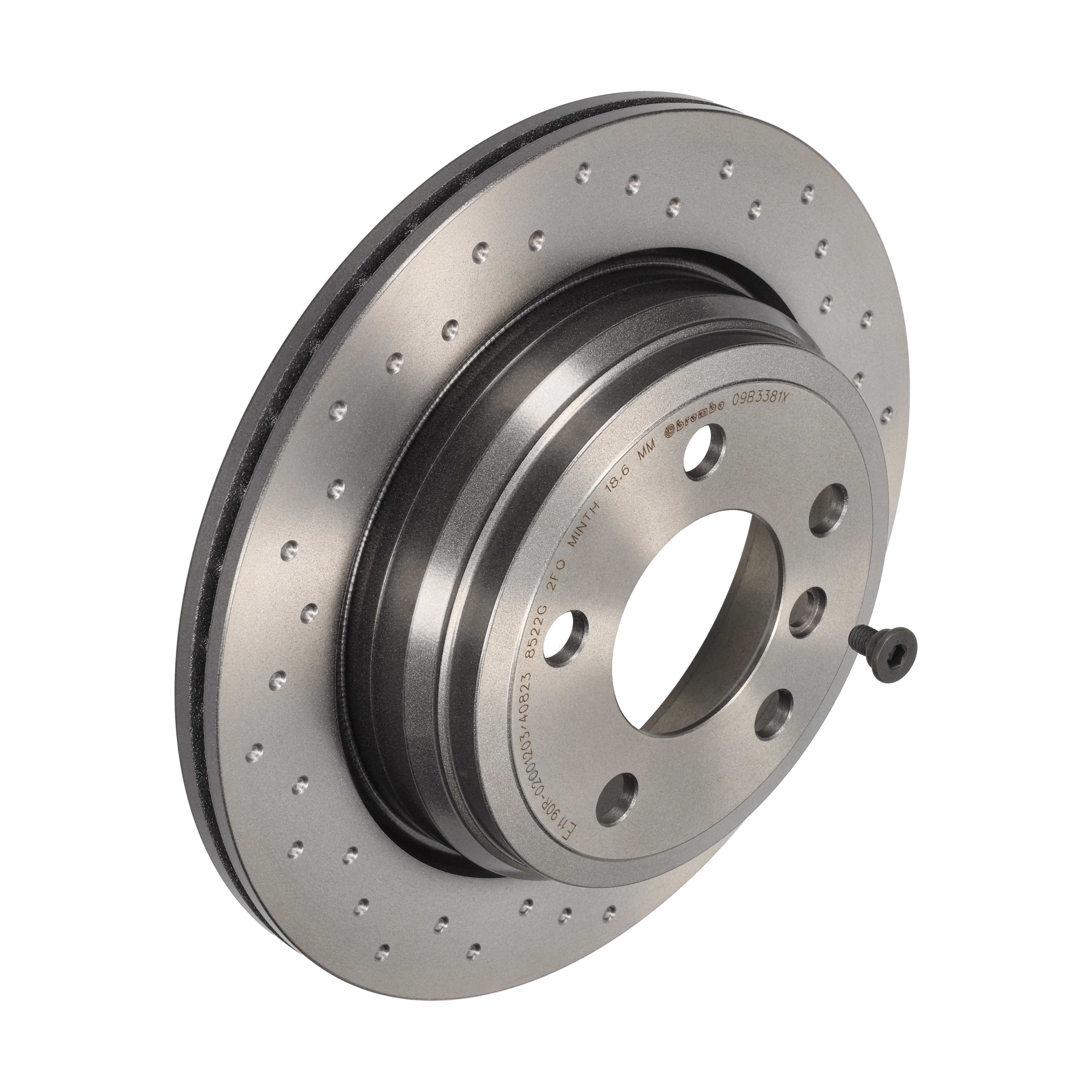 Bremsscheibe gelocht/innenbel. 09.B338.1X BREMBO für BMW 3 3 Gran Turismo - Bild 8
