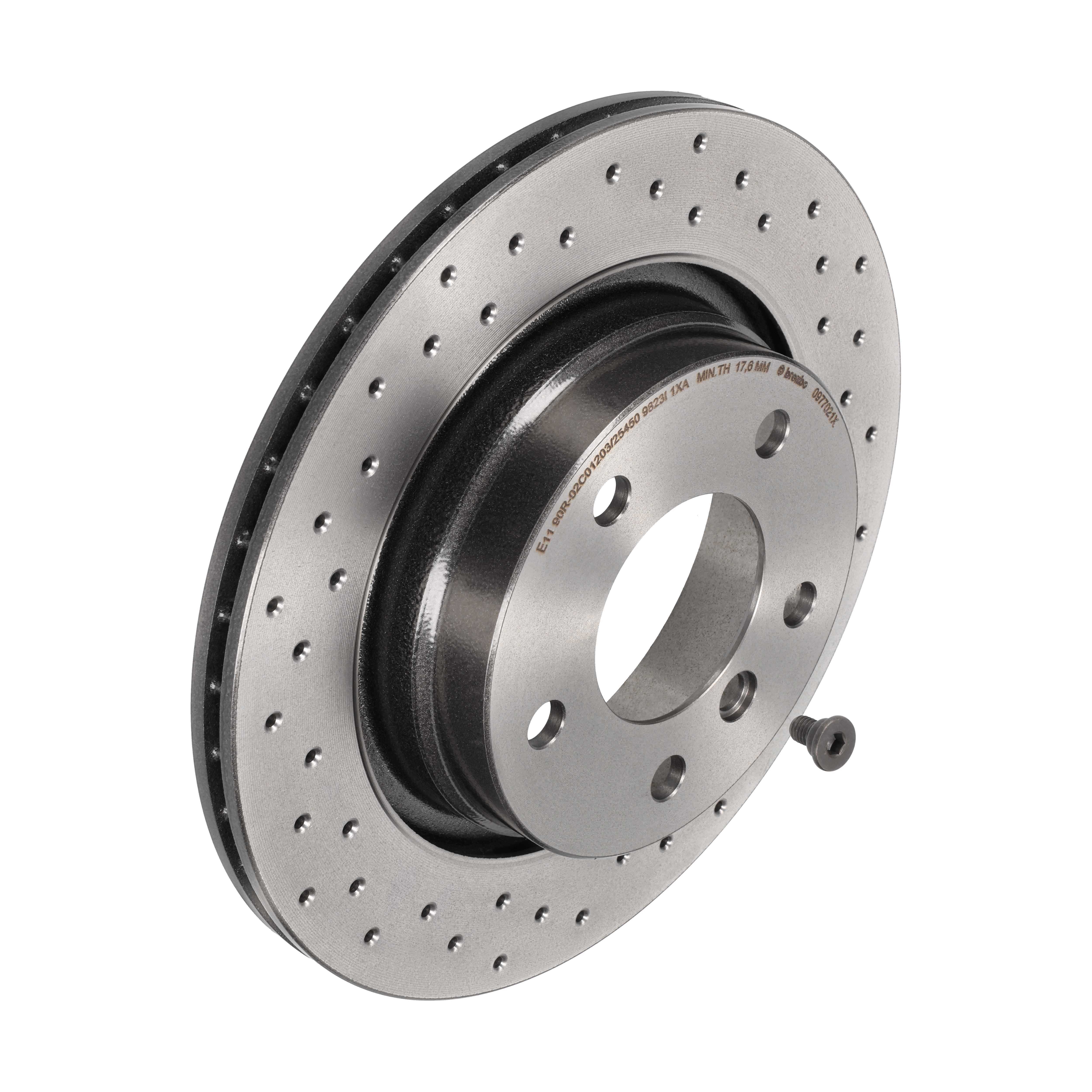 2x Bremsscheibe gelocht/innenbel. 09.7702.1X BREMBO für BMW 3 3 Coupe 3 Touring - Bild 9