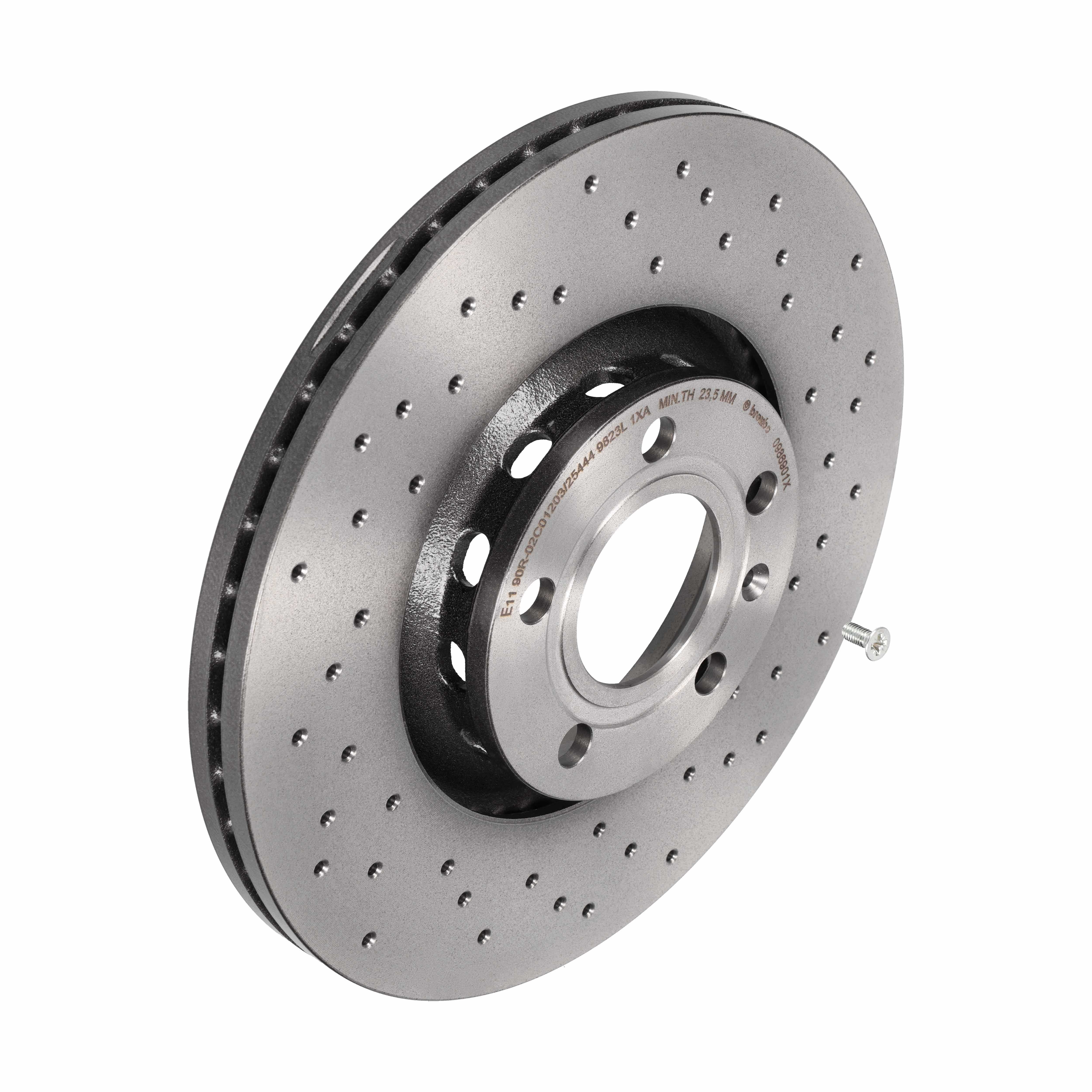 BREMBO 09.8690.1X Bremsscheiben-Rotor | Kompatibel mit: AUDI A4 B6, A4 B6 Avant, A4 B6 Cabriolet, A4 B7, A4 B7 Avant, A6 C5, A6 C5 Avant, SEAT EXEO, EXEO ST - Bild 6