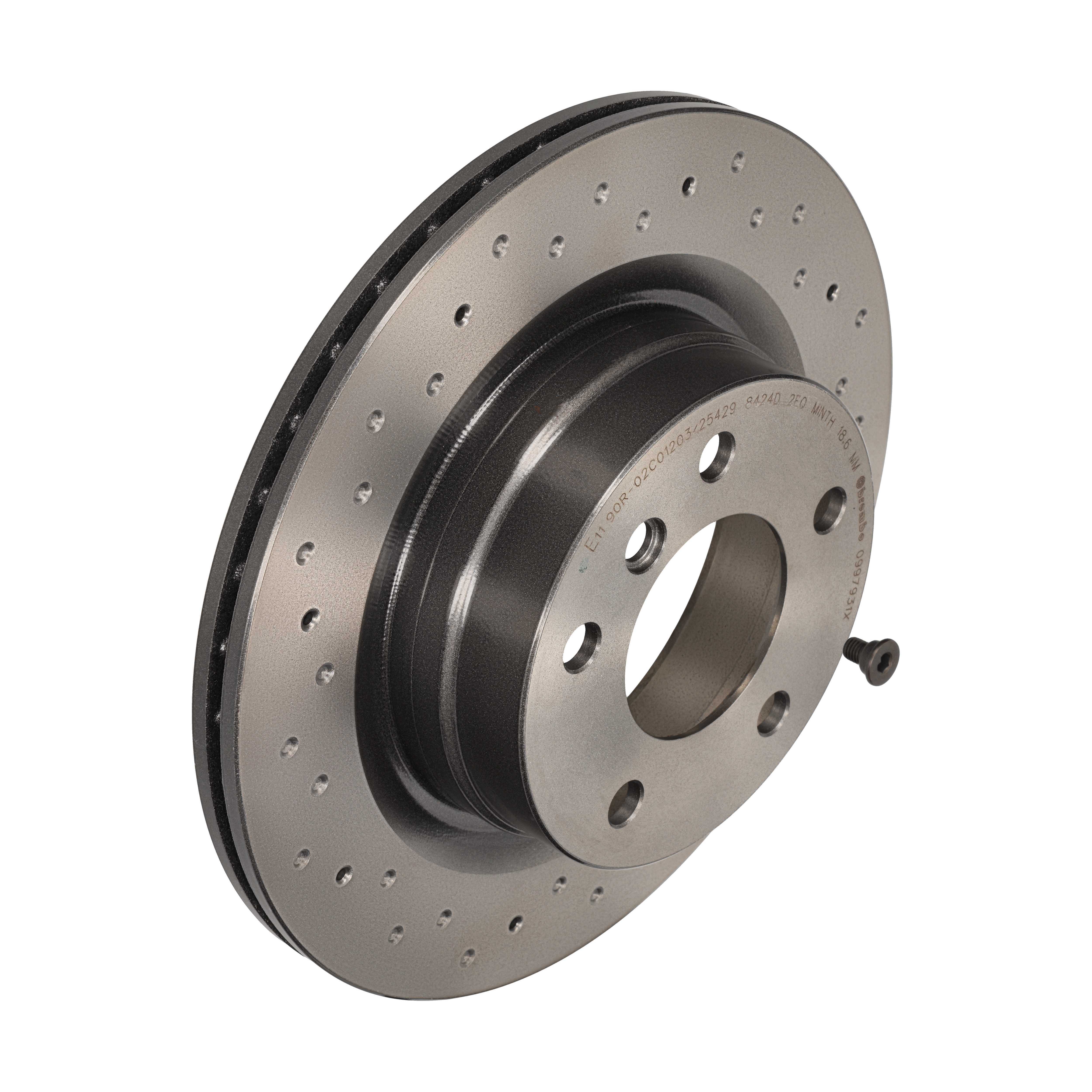 2x Bremsscheibe gelocht/innenbel. 09.9793.1X BREMBO für BMW 1 3 Touring 3 - Bild 9