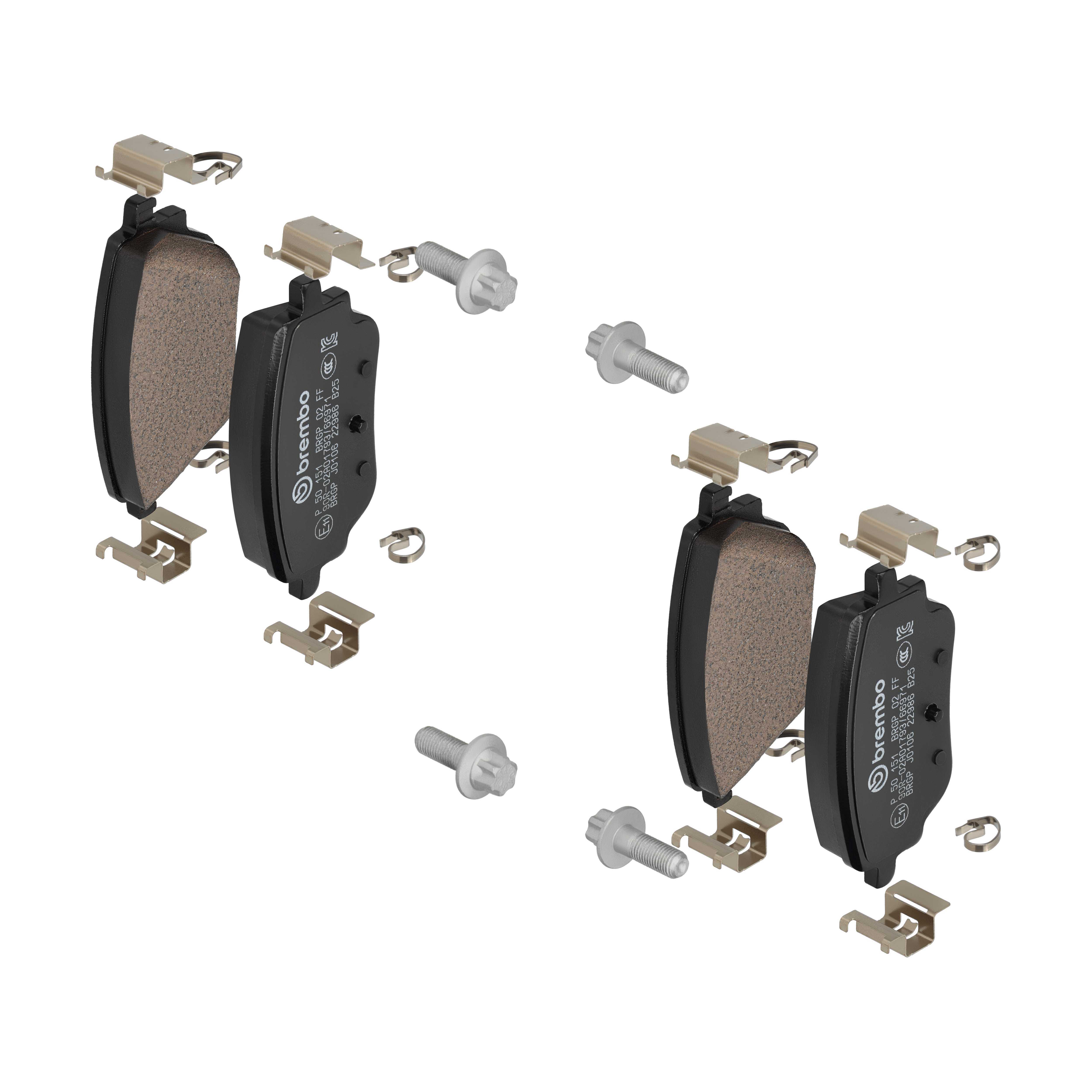 BREMBO P 50 151 Bremsbeläge Hinten für Mercedes A CLA B GLA GLB - Bild 10