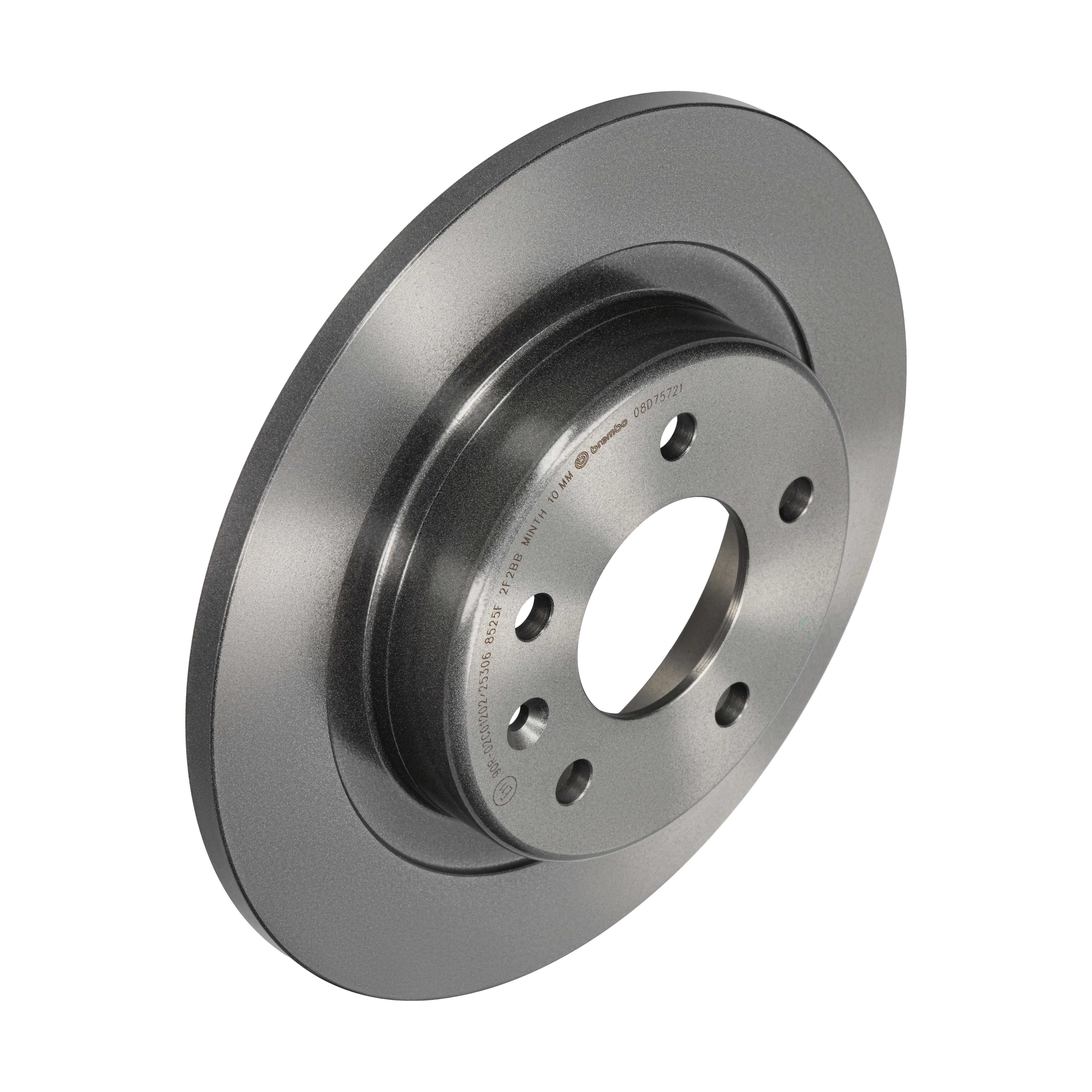 Brembo Bremsscheibe Hinten, Voll, Stück Größe 1 08.D757.21 - Bild 8