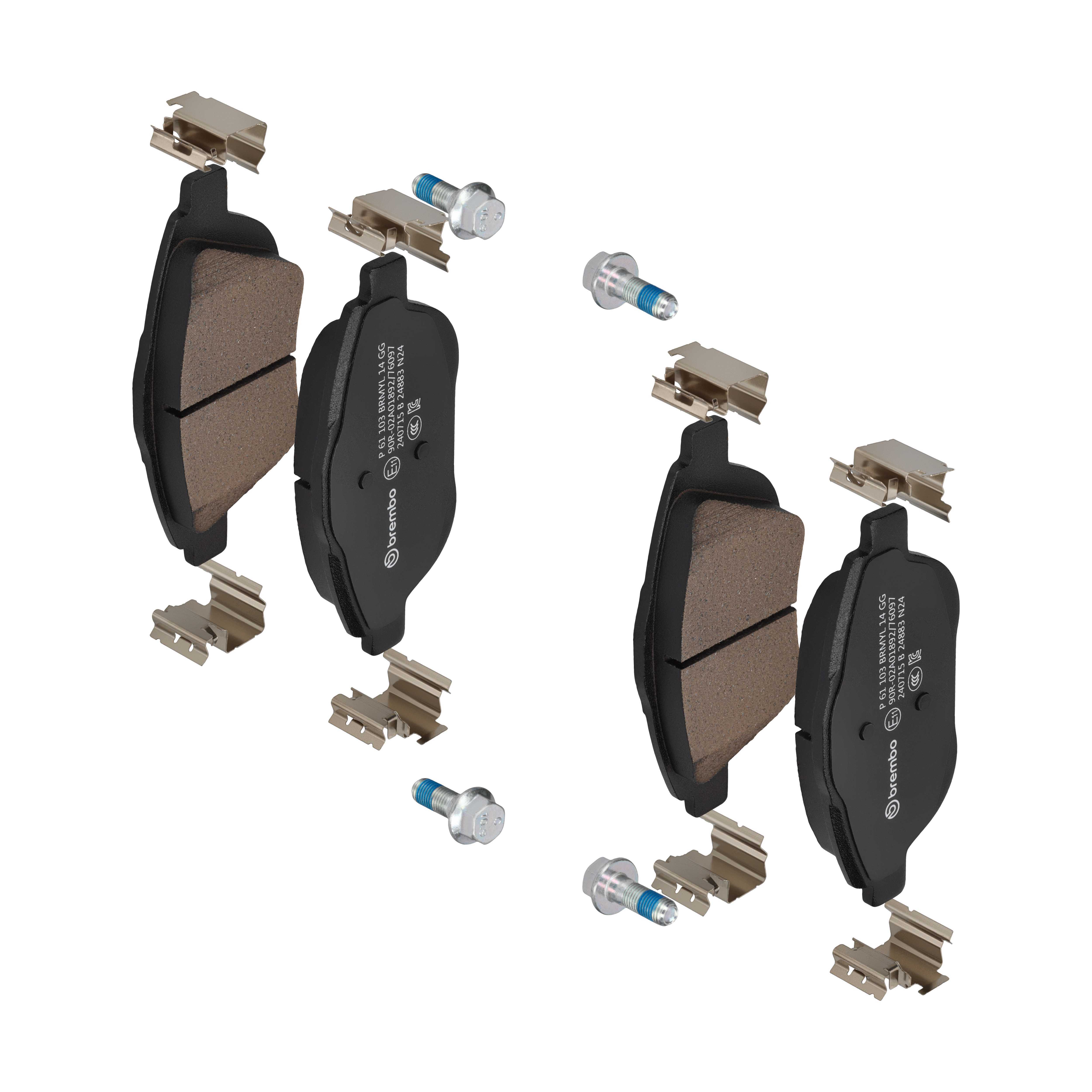 Für BREMBO P 61 103 HAM PADS. FRONT CITROEN C3 PICASSO 09- FRONT - Bild 9