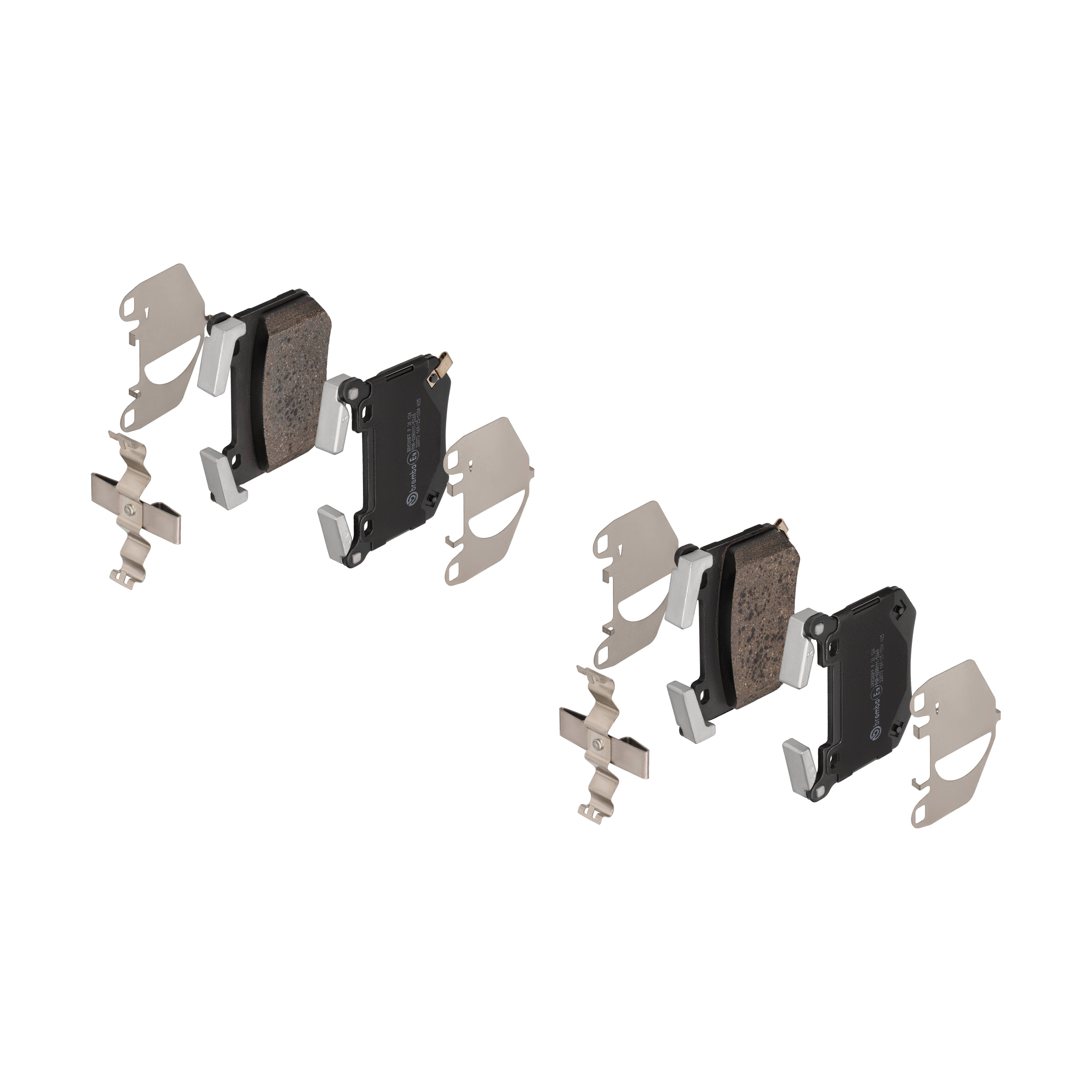 Für BREMBO P 30 124 Brake Pad Set, disc brake P 30 124 Brake pads set rear (wit - Bild 5