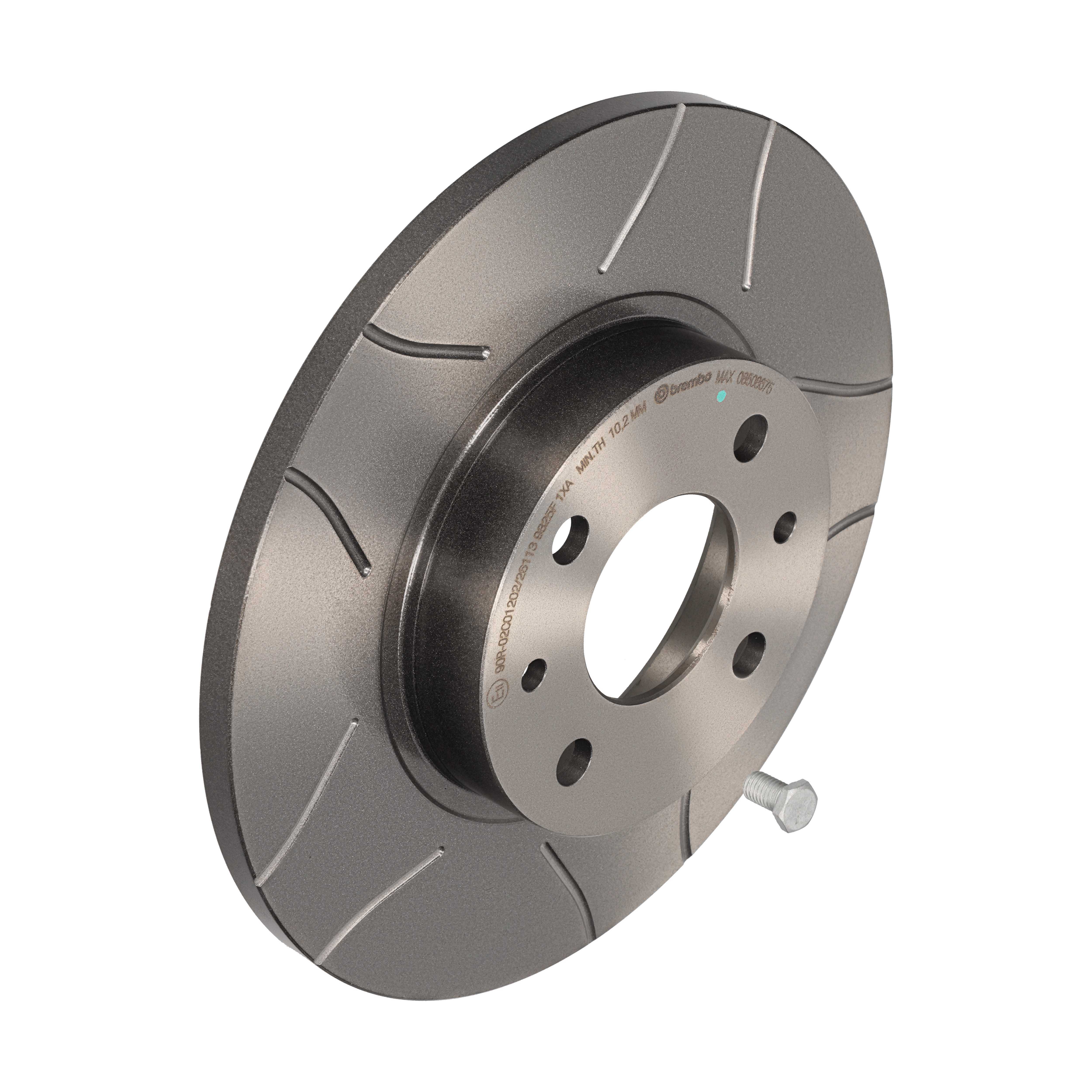Brembo Bremsscheibe Max Line 08.5086.75 Geschlitzt 257Mm 12Mm Für Lancia Fiat