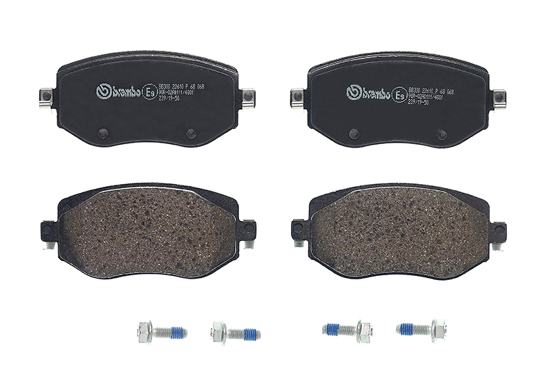 Für BREMBO KLOCKI SZCZEKI CYLINDERKI P 68 068 BRAKE PADS FRONT - Bild 8