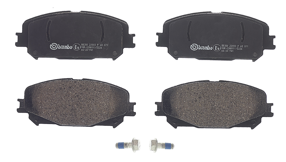 Für BREMBO KLOCKI SZCZEKI CYLINDERKI P 68 071 BRAKE PADS FRONT - Bild 10