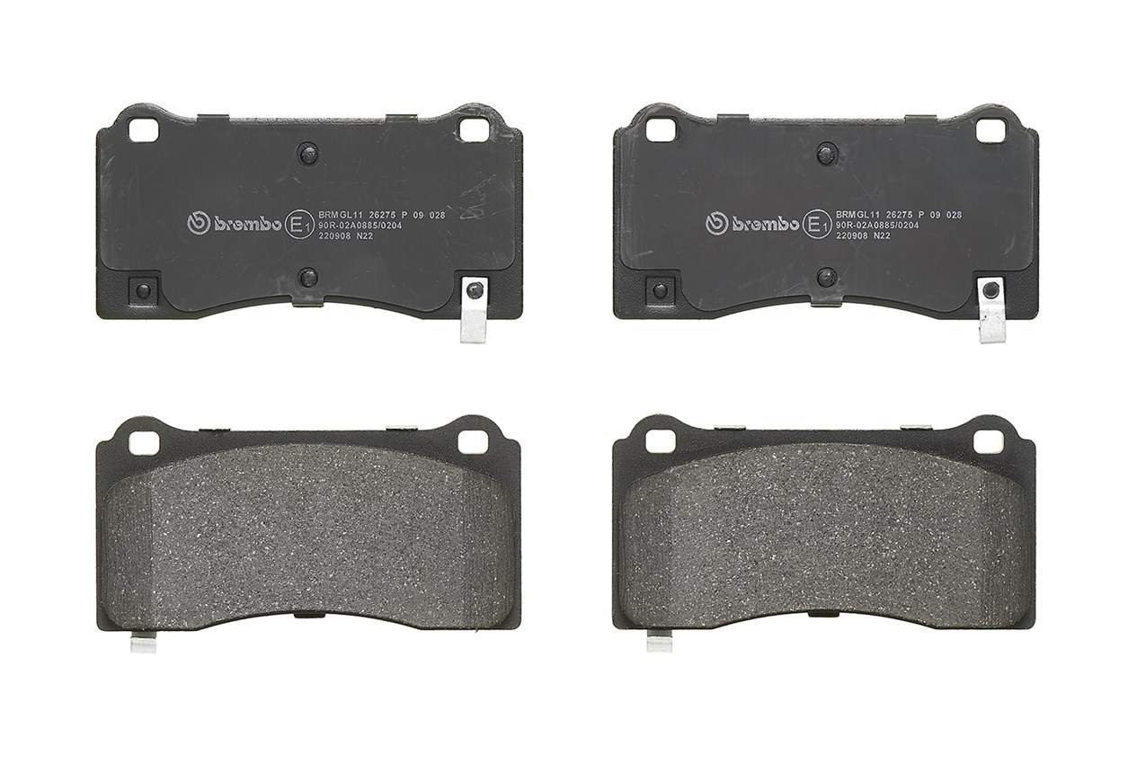 Für BREMBO P 09 028 Brake Pad Set, disc brake P 09 028 Brake pads set front (wi - Bild 9