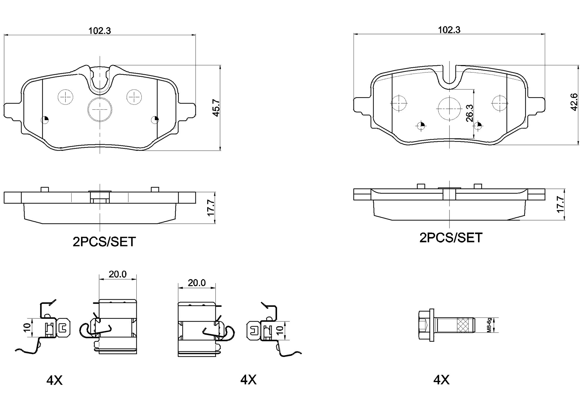 Brembo Bremsbelagsatz P 06 122 - Bild 6