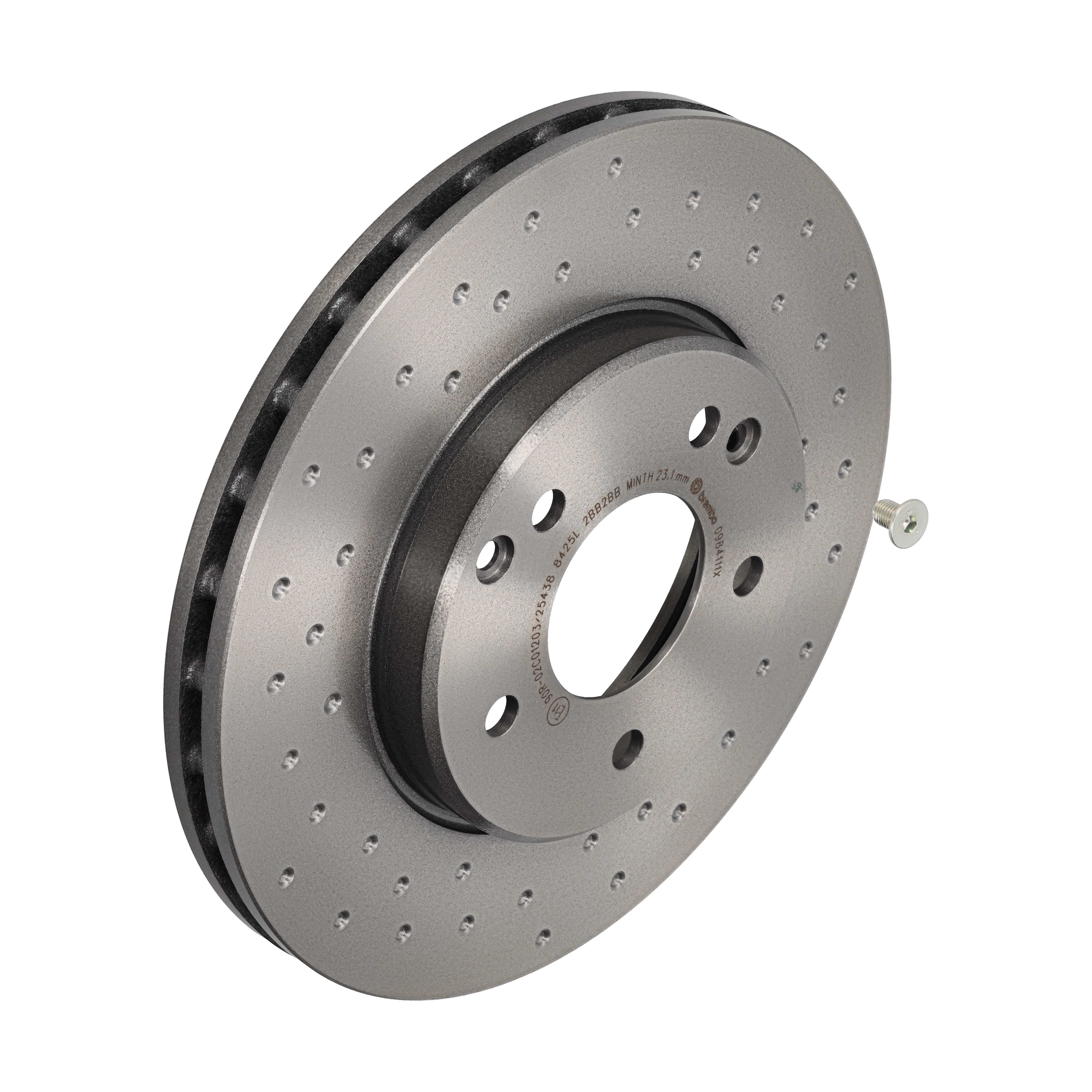 Für BREMBO HAMULCE 09.8411.1X BRAKE DISC FRONT 288X25 V XTRA - Bild 7