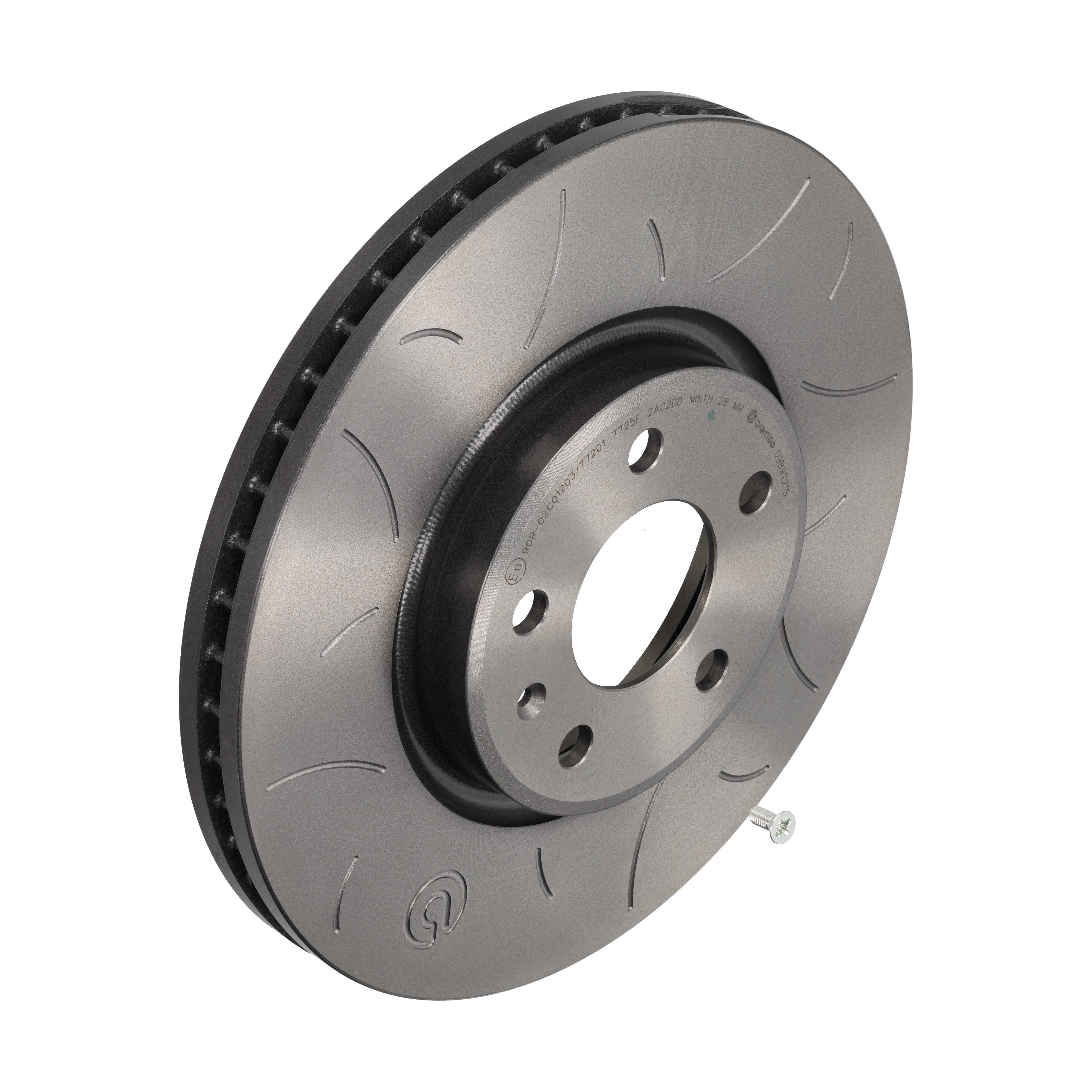 2x Bremsscheibe geschlitzt 09.B972.1S BREMBO für AUDI A4 Allroad B8 A4 B8 A5 Q5 - Bild 3