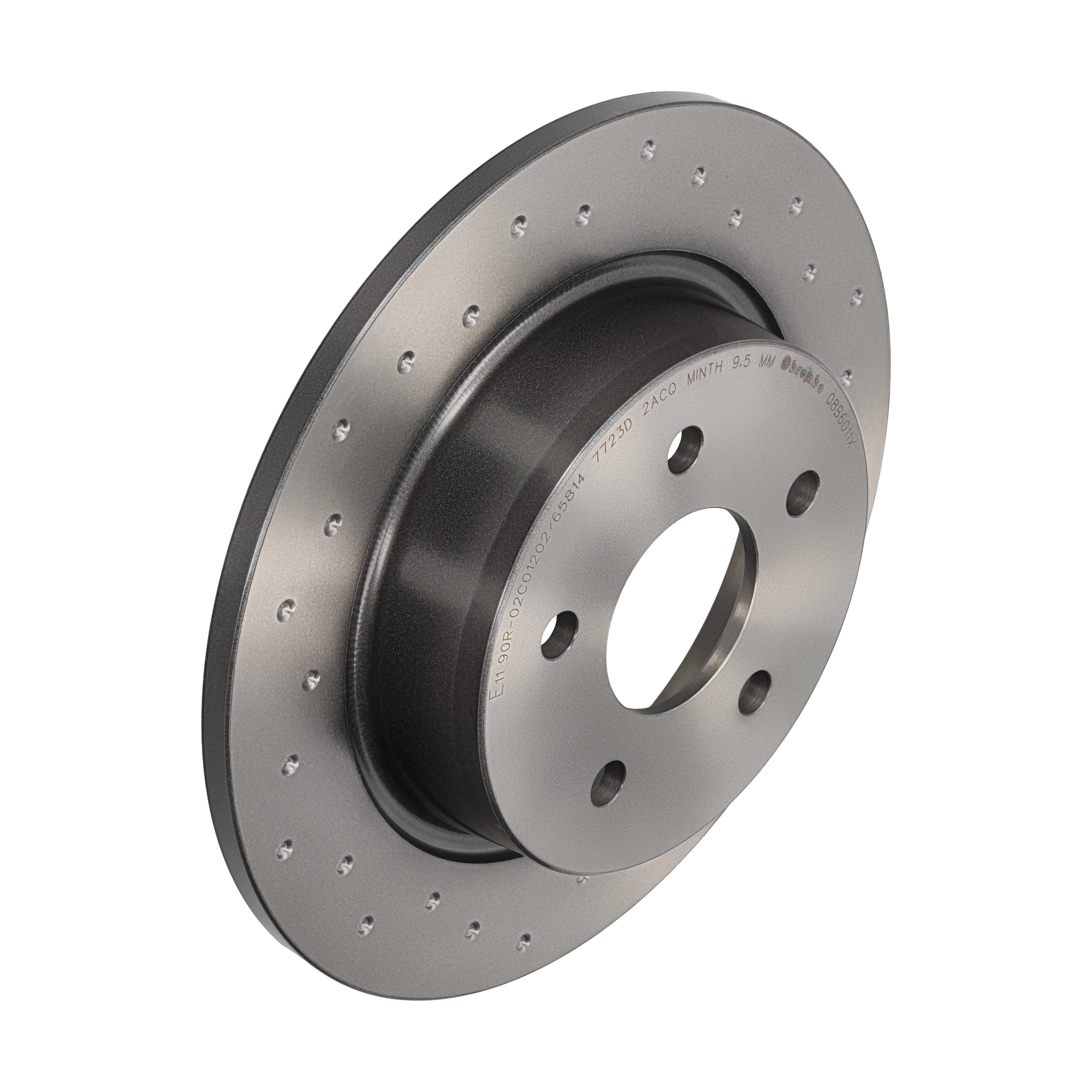 Brembo Bremsscheibe 08.B601.1x Gelocht 280Mm 11Mm Für Ford